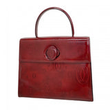 5pd5390】カルティエ ハンドバッグ ハッピーバースデー エナメル