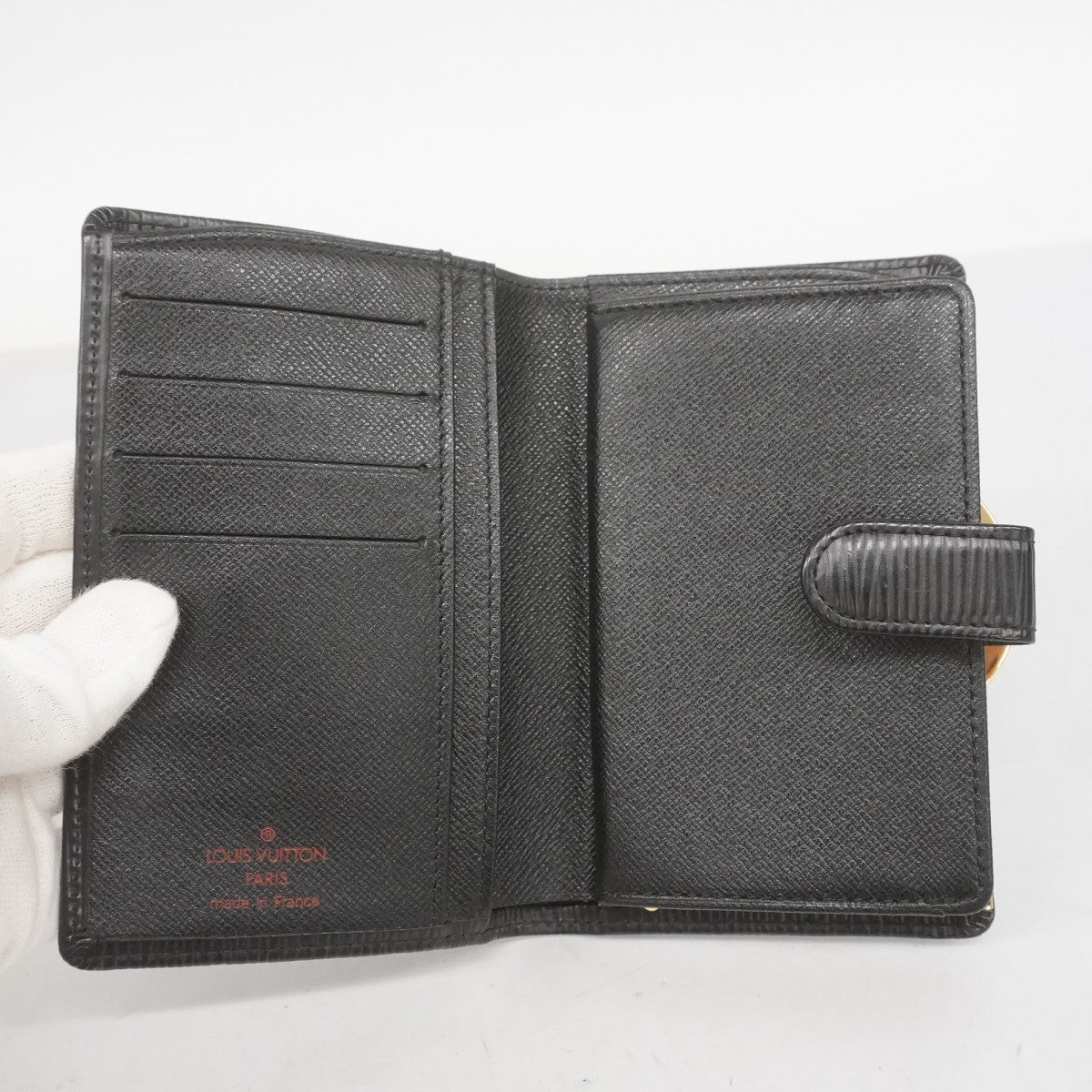 ルイヴィトン エピ ポルトモネ ビエ ヴィエノワ ノワール がま口 M63242 楽天市場】【財布】LOUIS VUITTON ルイ ヴィトン エピ ポルトモネ ビエ