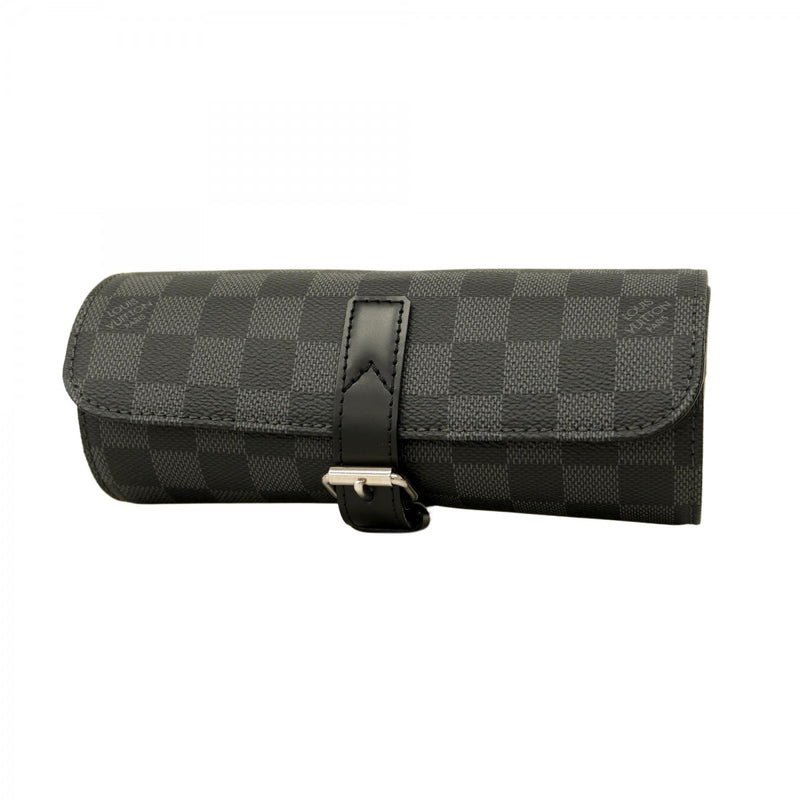 5pd5634-k】ルイヴィトン ポーチ ダミエ・グラフィット エテュイ3