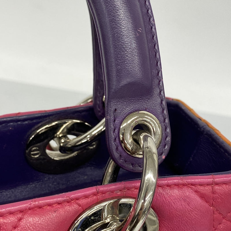 5pd5761】クリスチャンディオール ハンドバッグ カナージュ レディ