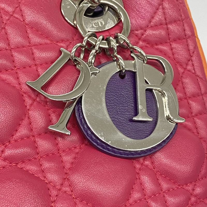 5pd5761】クリスチャンディオール ハンドバッグ カナージュ レディ