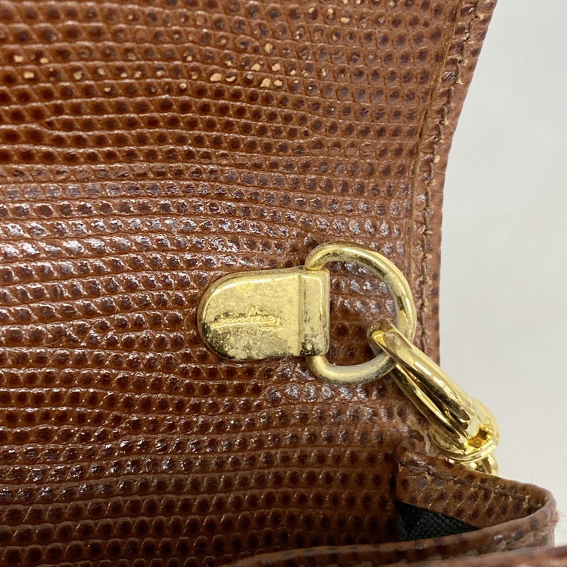 5pd5768】サルヴァトーレフェラガモ ショルダーバッグ ヴァラ レザー