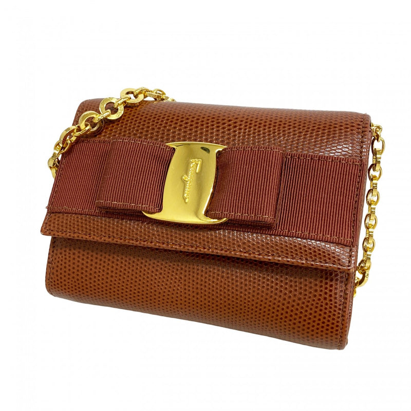 【中古】 砂金35粒 5pc4130-k】セリーヌ ハンドバッグ ブギー レザー ライトブラウン