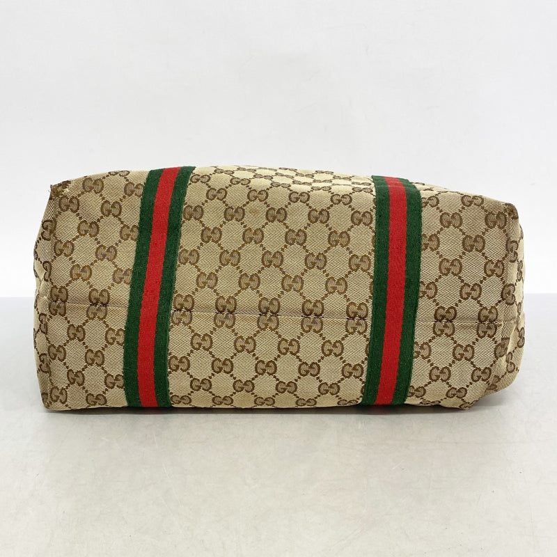 5pd5824-k】グッチ トートバッグ GGキャンバス/シェリーライン 139260