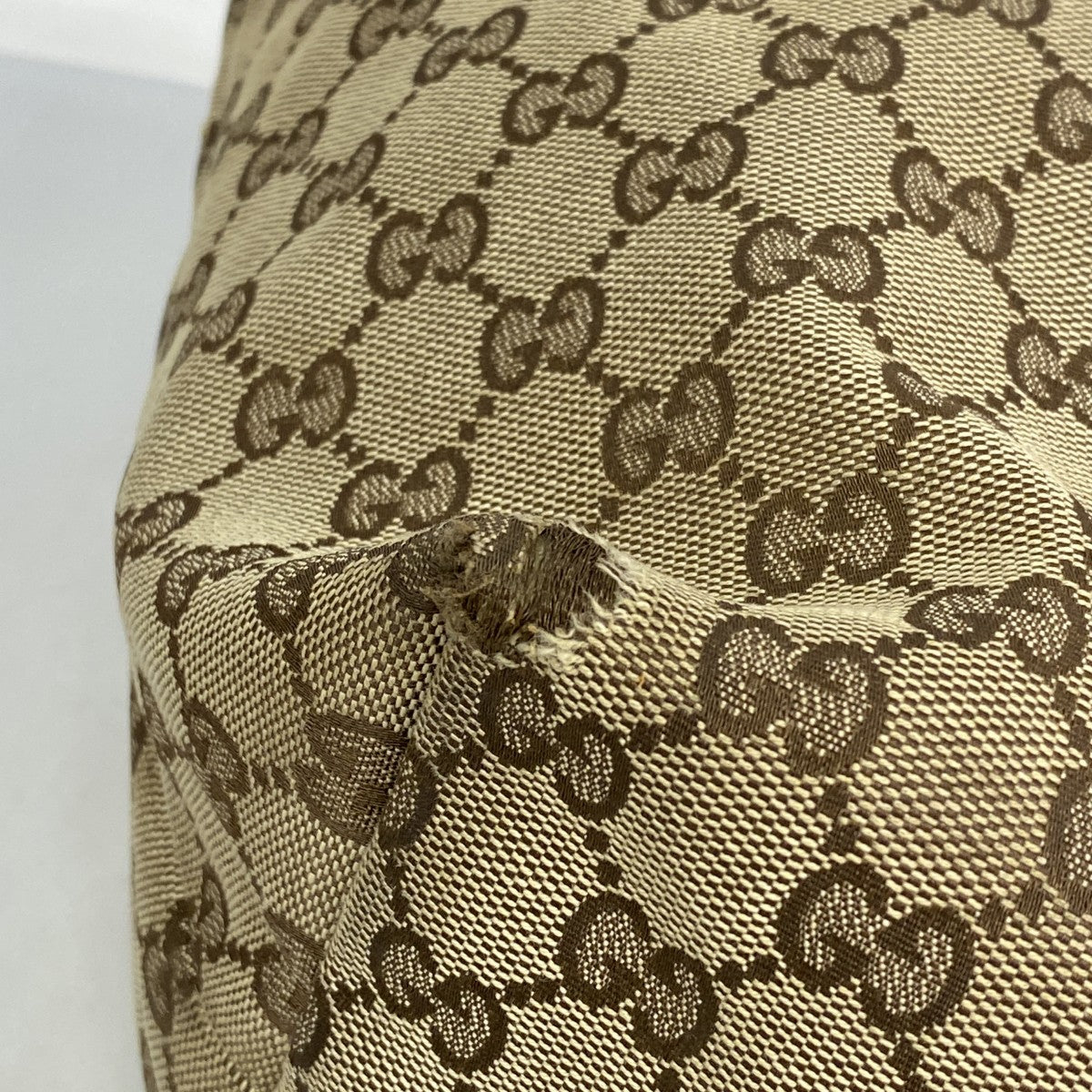 5pd5824-k】グッチ トートバッグ GGキャンバス/シェリーライン 139260