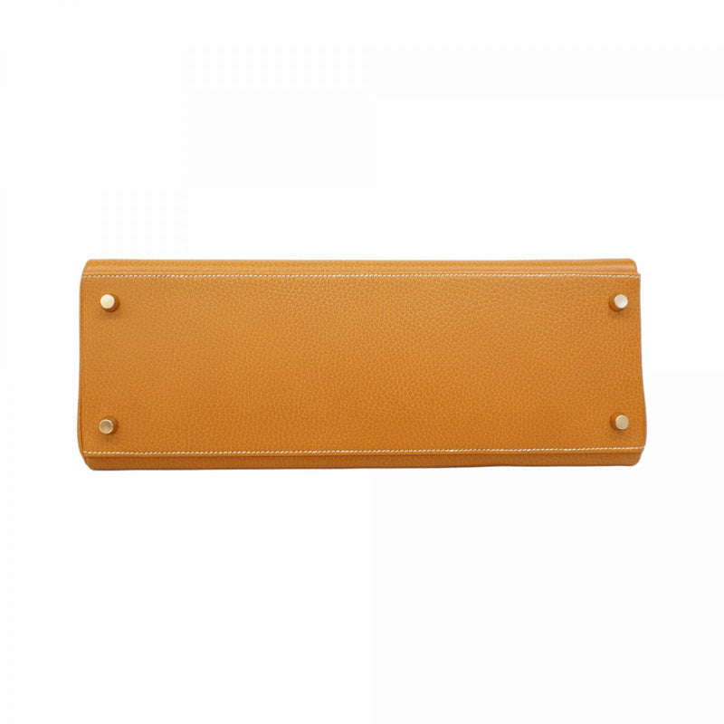 5pd5952】エルメス ハンドバッグ ケリー35 アルデンヌ ナチュラル