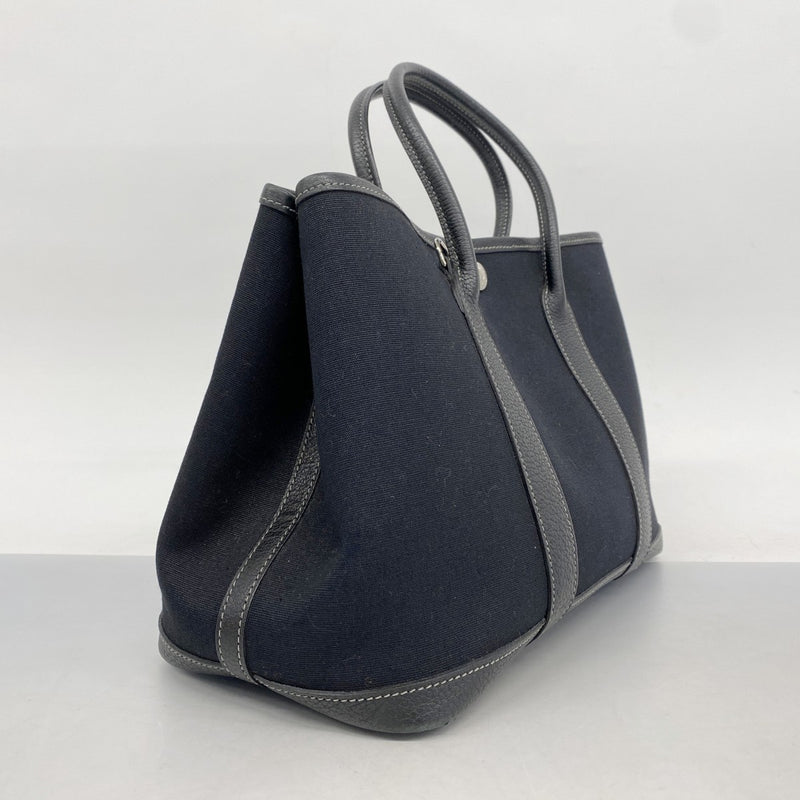 近年モデル❣️HERMES エルメス　ガーデンパーティ　TPM トワルオフィシェ黒 近年モデル❣️HERMES エルメス ガーデンパーティ TPM トワルオフィシ