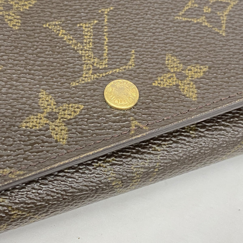 5pd6022】ルイヴィトン 財布 モノグラム ポルトモネビエトレゾール