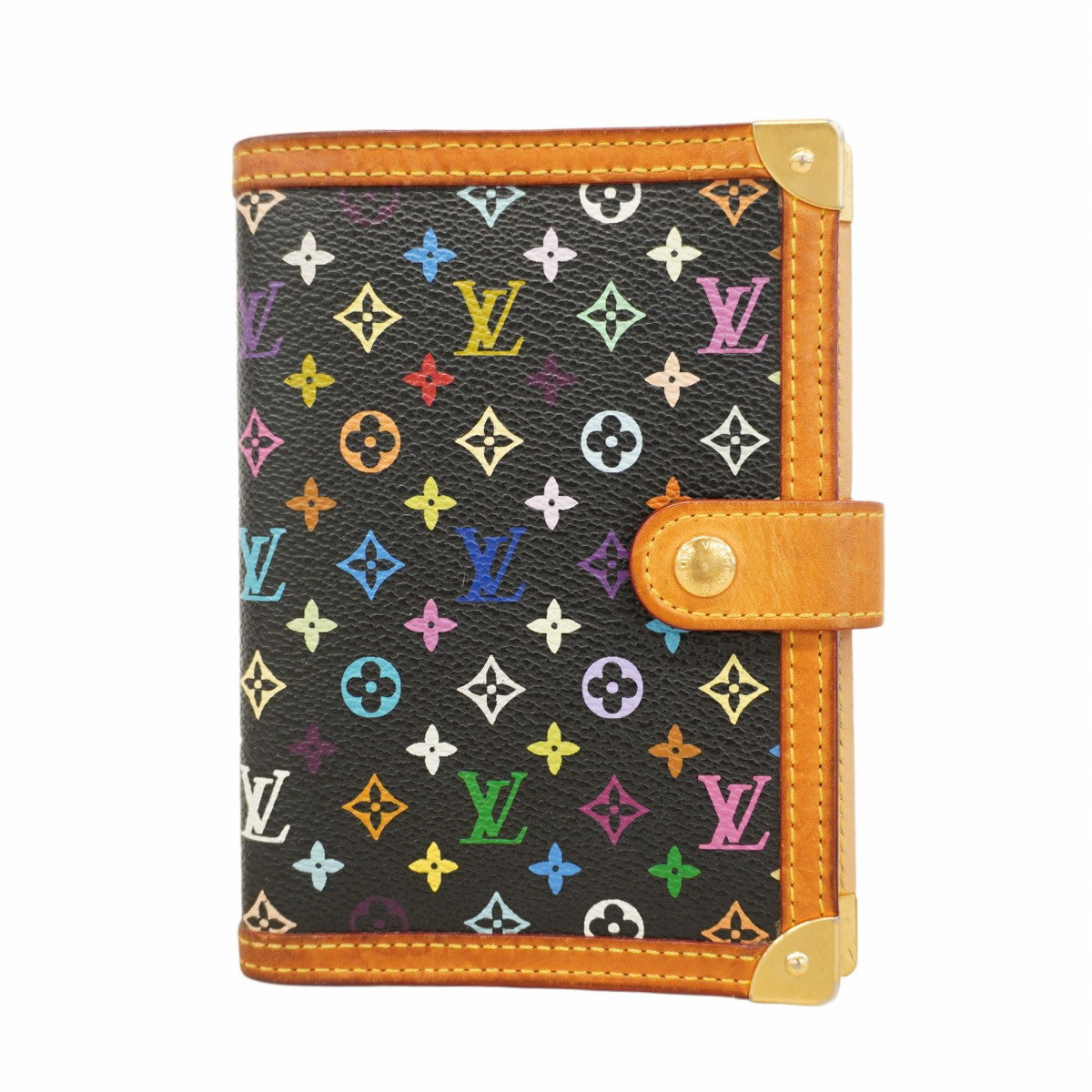 5pd6071】ルイヴィトン 手帳カバー モノグラム・マルチカラー