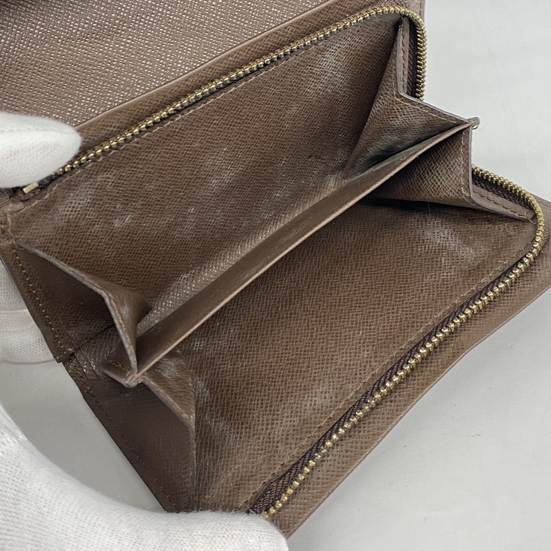 5pd6098】ルイヴィトン 財布 ダミエ ポルトモネビエトレゾール N61730