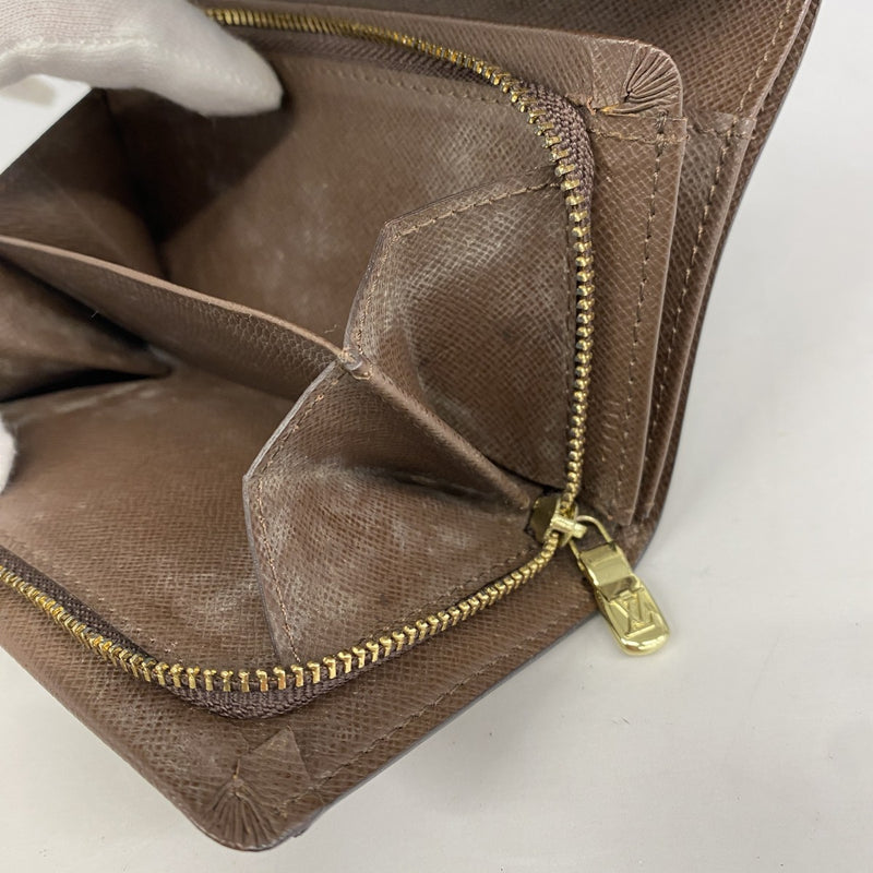 【新型・極美品】ルイヴィトン ポルトモネビエトレゾール ダミエ エベヌ 財布 LOUIS VUITTON ルイヴィトン ダミエ ポルトモネビエトレゾール