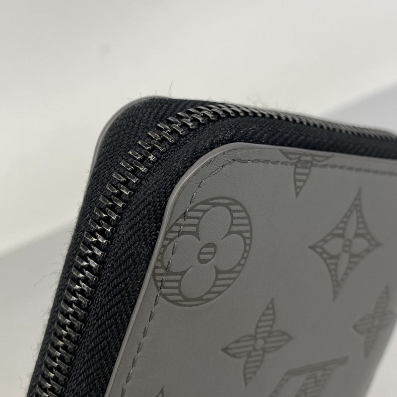 5pd6100】ルイヴィトン 長財布 モノグラム・シャドウ ジッピー