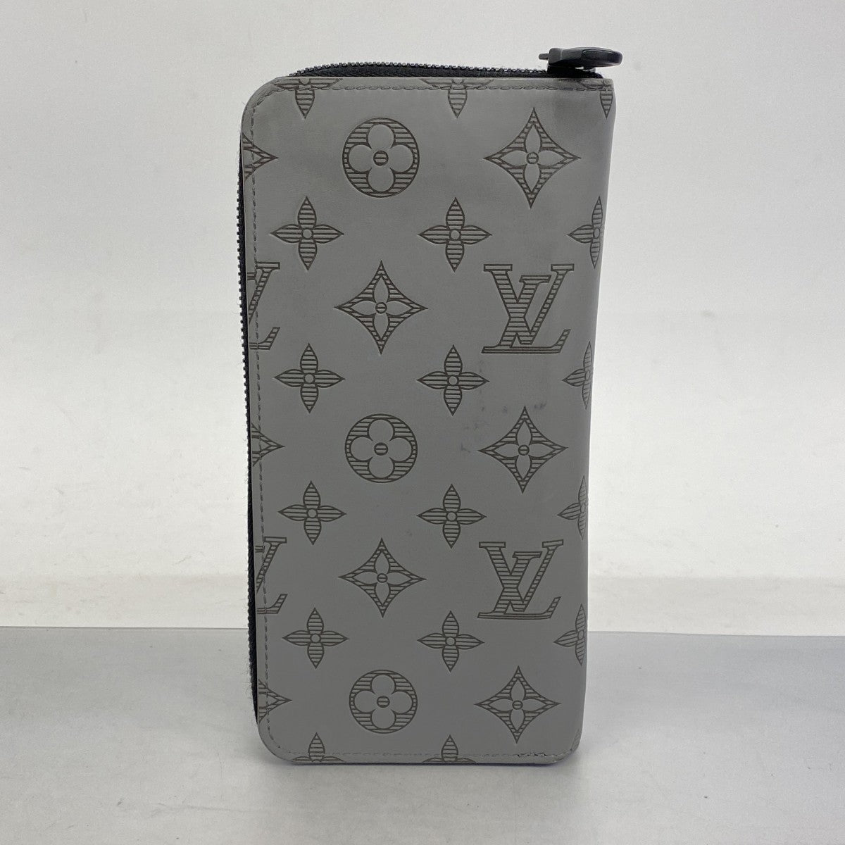 5pd6100】ルイヴィトン 長財布 モノグラム・シャドウ ジッピー