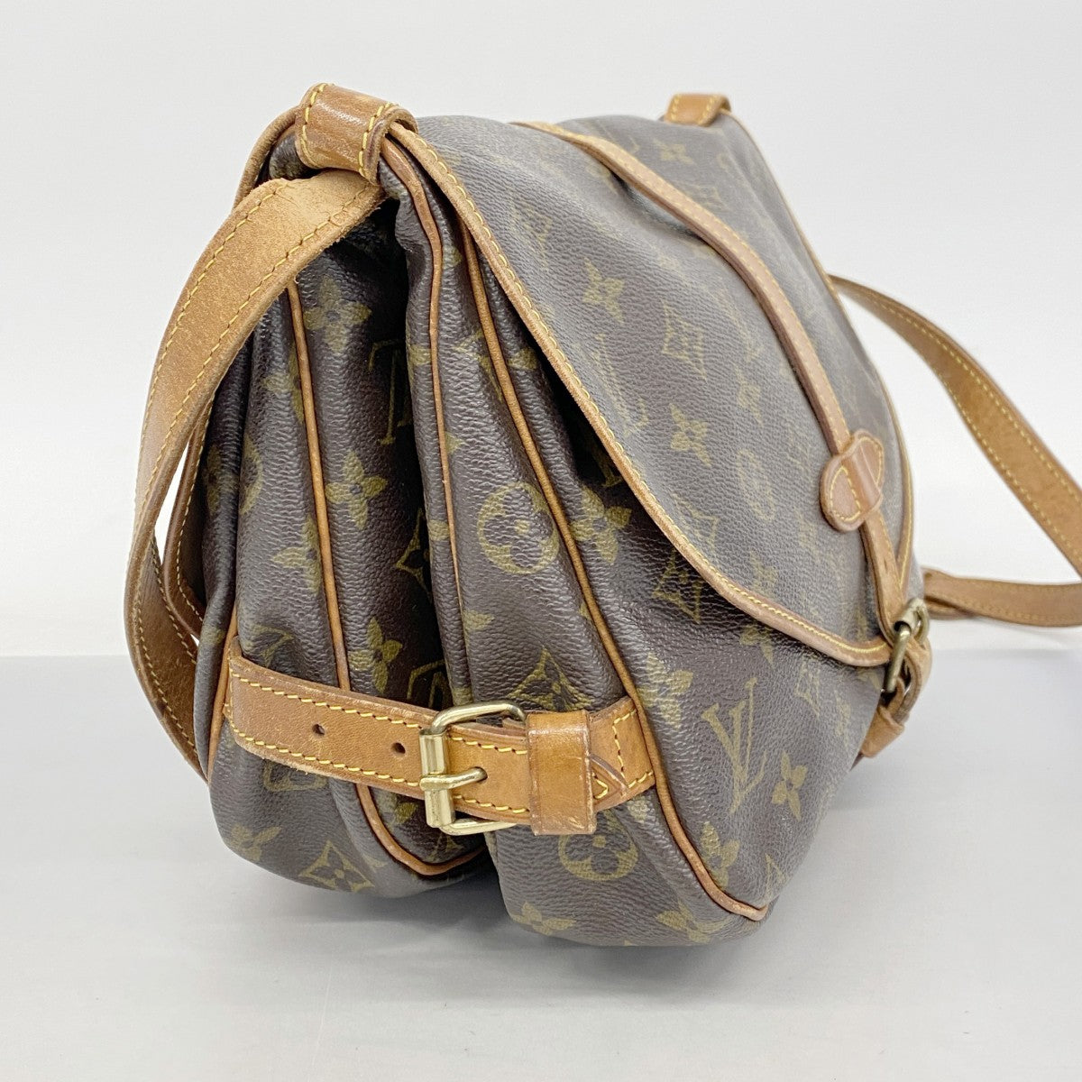5pd6252-k】ルイヴィトン ショルダーバッグ モノグラム ソミュール30