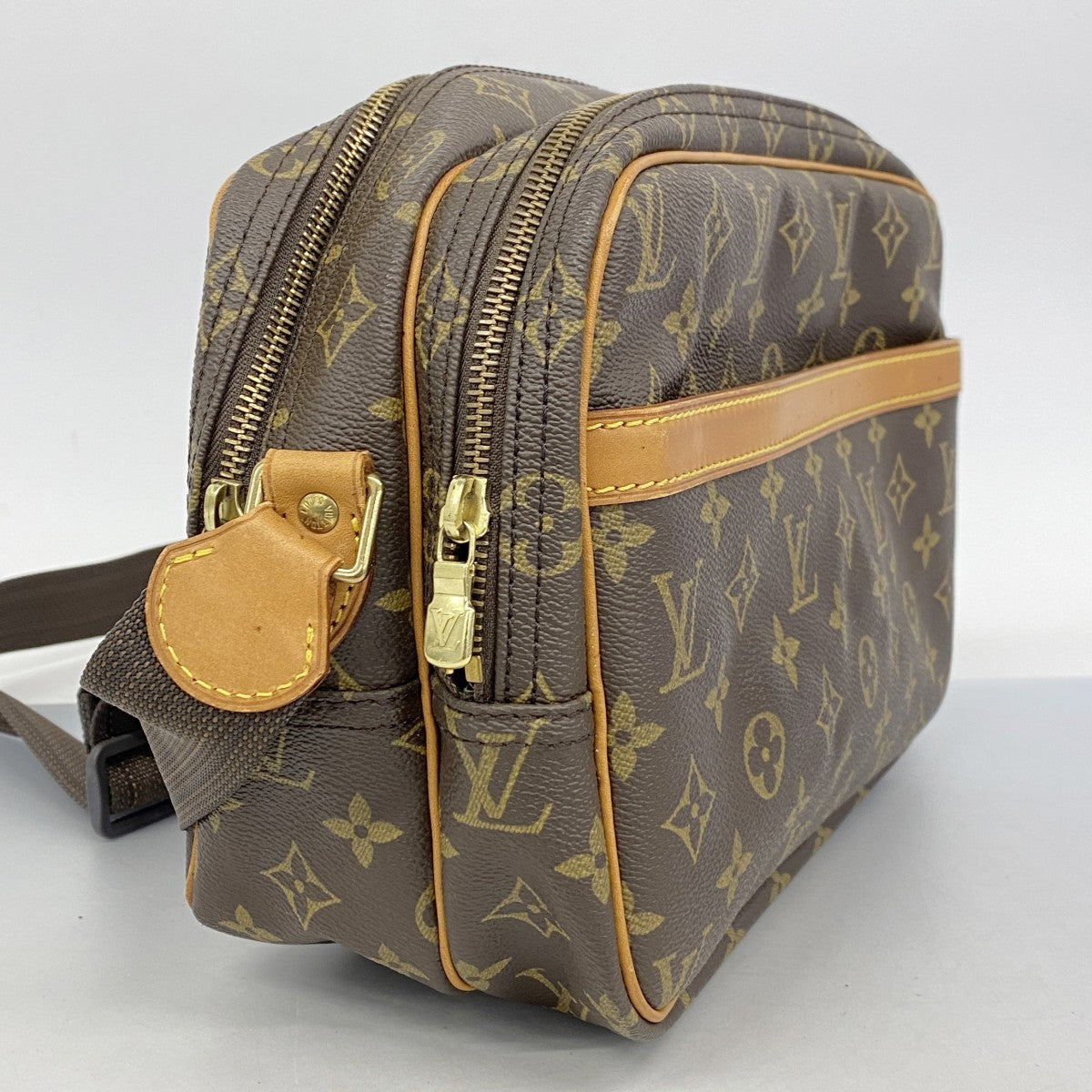 5pd6276】ルイヴィトン ショルダーバッグ モノグラム リポーターPM