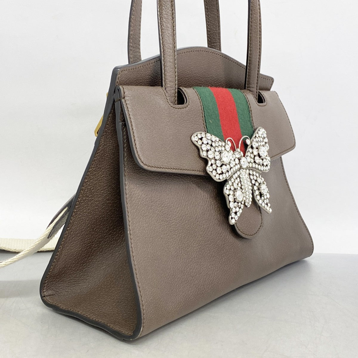 5pd6553】グッチ ハンドバッグ シェリーライン トーテム/バタフライ