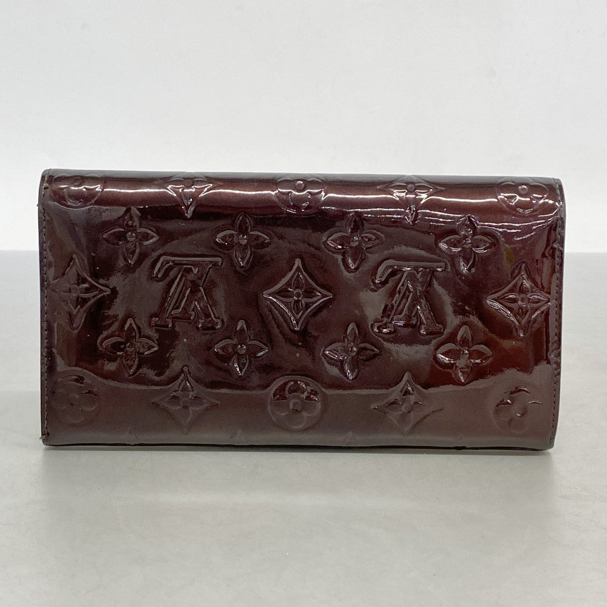 ☆ルイヴィトン ヴェルニ ポルトフォイユサラ アマラント M93524 長財布 LOUIS VUITTON（ルイ・ヴィトン） 長財布 M93524 ポルトフォイユ サラ