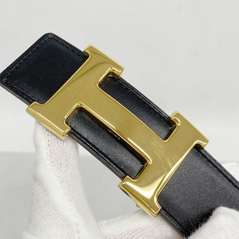 HERMES　エルメス　コンスタンスベルト　90 黒/ゴールド エルメス コンスタンス Hベルト ベルトバックル 《コンスタンス