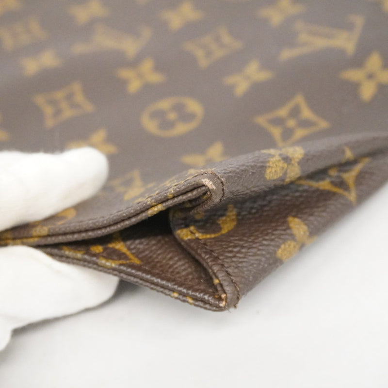 5pe6869】ルイヴィトン クラッチバッグ モノグラム ポッシュトワレット