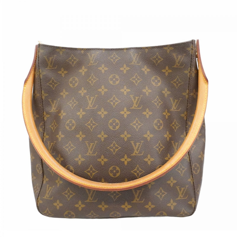 5pe6881】ルイヴィトン ショルダーバッグ モノグラム ルーピングGM
