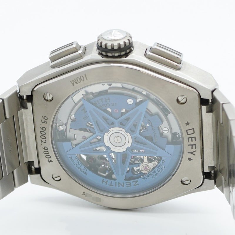 ★SALE【5wwg0250】ゼニス デファイ エル・プリメロ21 95.9002.9004 スケルトン文字盤【中古】腕時計 メンズ