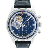 ★最終価格★SALE【5wwg0294】ゼニス エルプリメロオープン 03.20416.4061 ブルー/スケルトン文字盤【中古】腕時計 メンズ