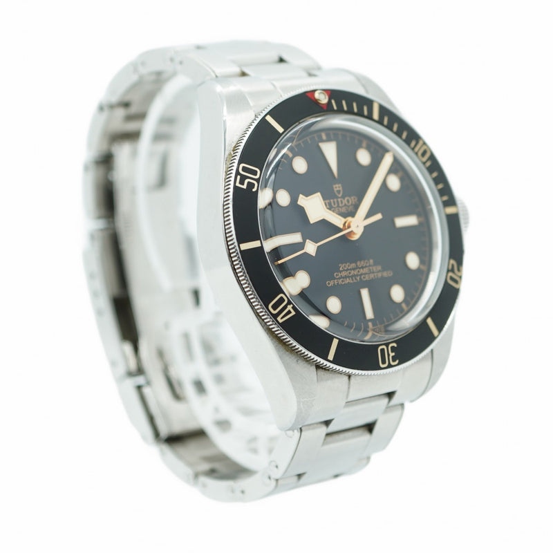 ★SALE【5wwh0049】チュードル ブラックベイ 79030N 黒文字盤【中古】腕時計 メンズ