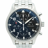 ★在庫処分★最終価格★SALE【5wwh0051】IWC アイダブリューシー シャフハウゼン パイロット IW377710 黒文字盤【中古】腕時計 メンズ
