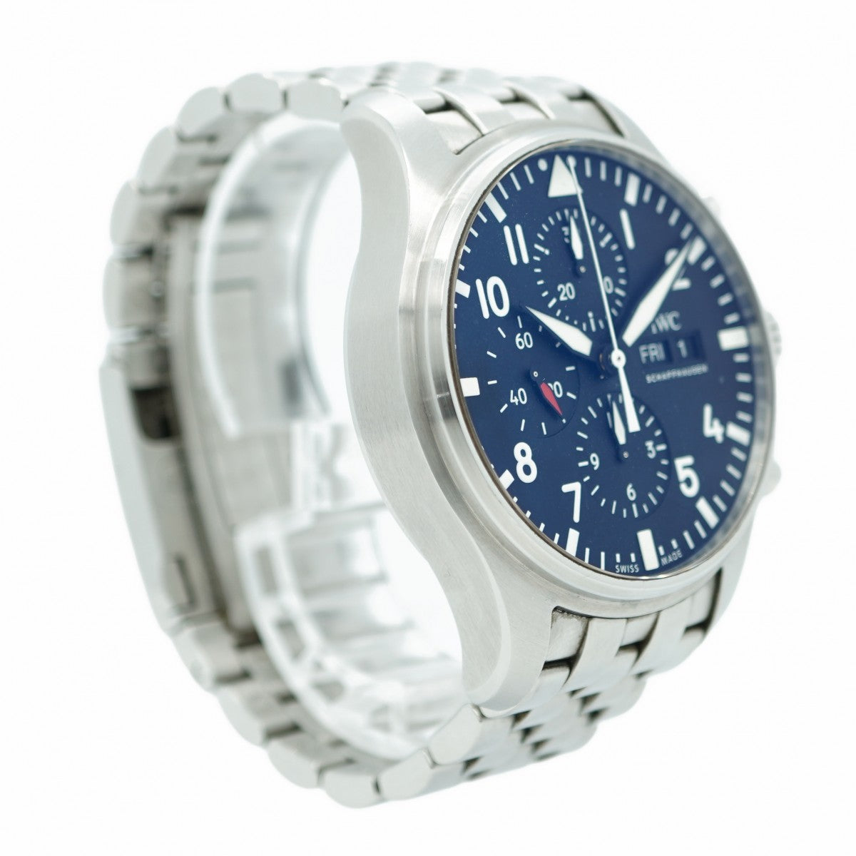 ★在庫処分★最終価格★SALE【5wwh0051】IWC アイダブリューシー シャフハウゼン パイロット IW377710 黒文字盤【中古】腕時計 メンズ