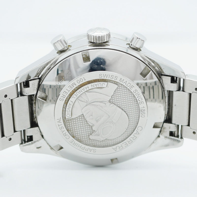 ★最終価格★SALE【5wwh0097】タグホイヤー カレラ CV201AL-1 黒文字盤【中古】腕時計 メンズ