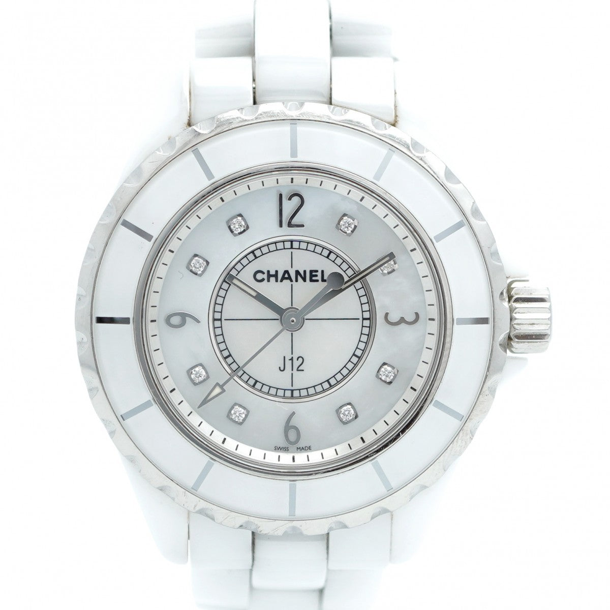 ★最終価格★SALE【5wwh0100】シャネル J12 H2422 白文字盤【中古】腕時計 レディース