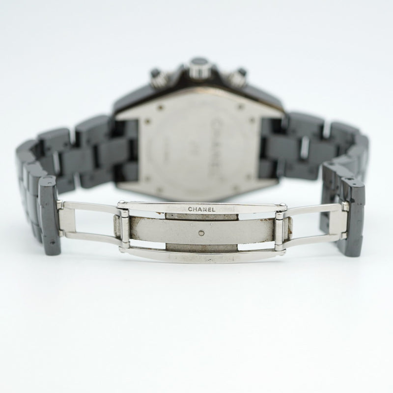 ★最終価格★SALE【5wwh0103】シャネル J12 H2419 黒文字盤【中古】腕時計 メンズ