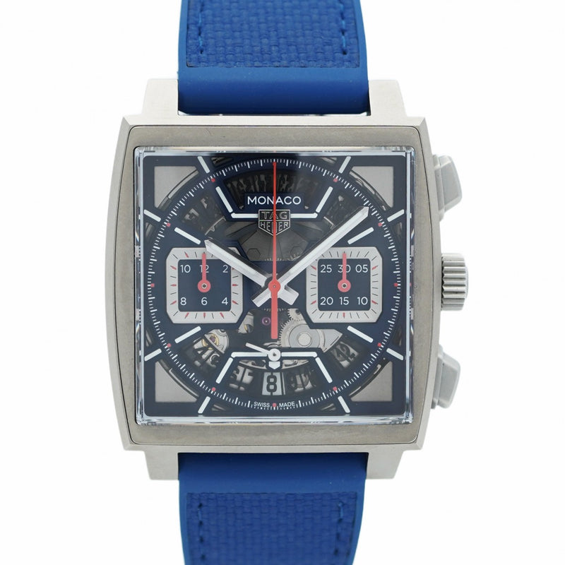 ★SALE【5wwh0114】タグホイヤー モナコ CBL2182-0 スケルトン文字盤【中古】腕時計 メンズ