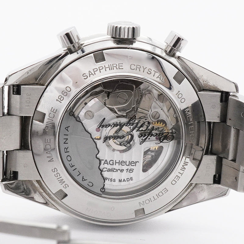 ★SALE【5wwh0126】タグホイヤー カレラ CV201N グリーン文字盤【中古】腕時計 メンズ