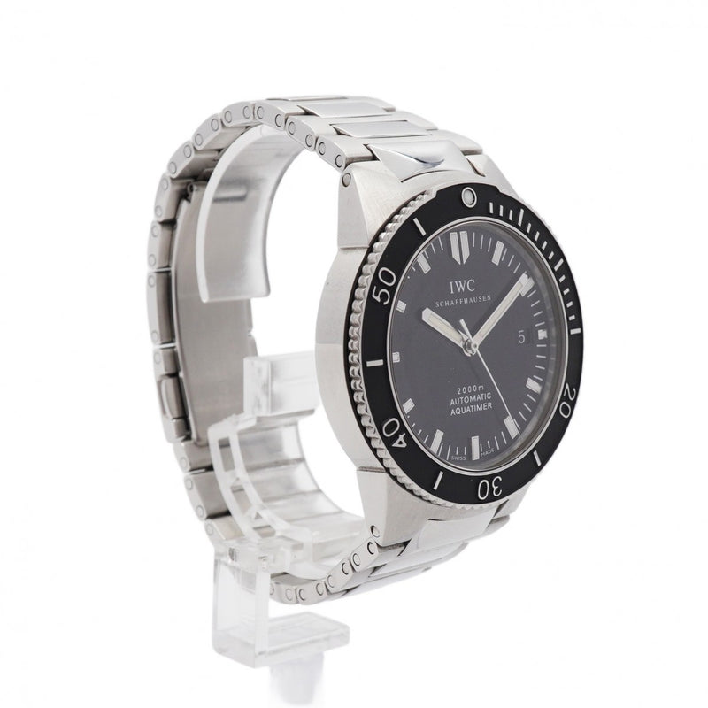 ★最終価格★SALE【5wwh0128】IWC アイダブリューシー シャフハウゼン アクアタイマー IW353602 黒文字盤【中古】腕時計 メンズ