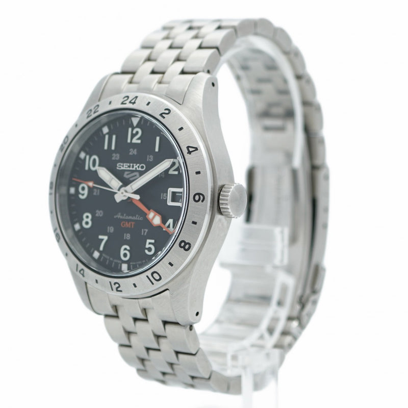 ★SALE【5wwh0172】セイコー 5スポーツ 4R34-00C0 黒文字盤【中古】腕時計 メンズ