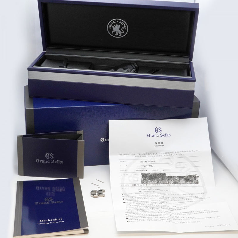 【5wwh0223】セイコー グランドセイコー 9S85-01A0 黒文字盤【中古】腕時計 メンズ