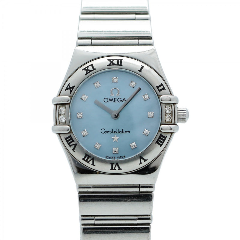 ★SALE【5wwh0274】オメガ コンステレーション 1566.86.00 青文字盤【中古】腕時計 レディース