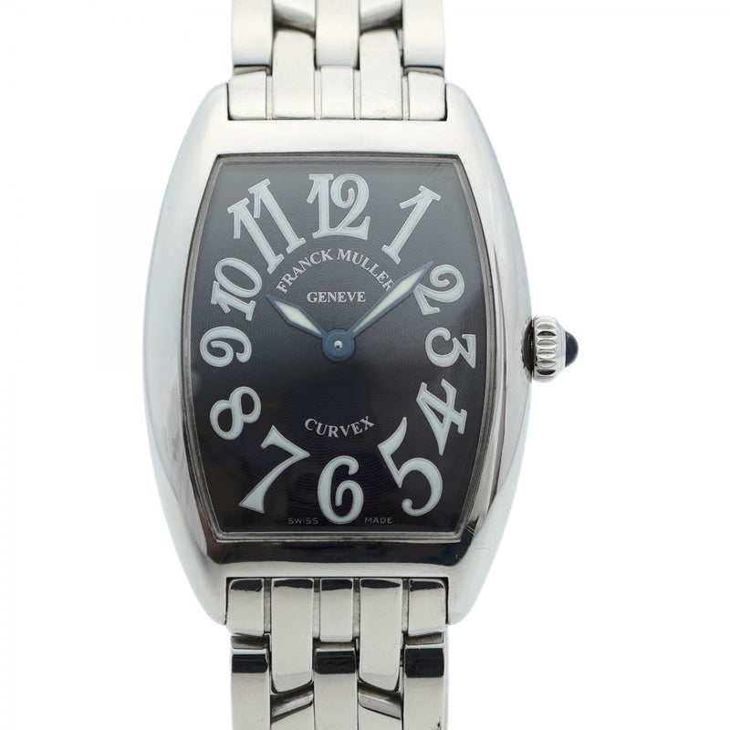 【5wwh0304】フランクミュラー トノーカーべックス 1752QZ 黒文字盤【中古】腕時計 レディース
