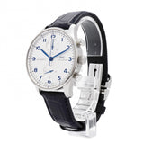 ★SALE【5wwh0360】IWC アイダブリューシー シャフハウゼン ポルトキーゼ IW371605 シルバー文字盤【中古】腕時計 メンズ