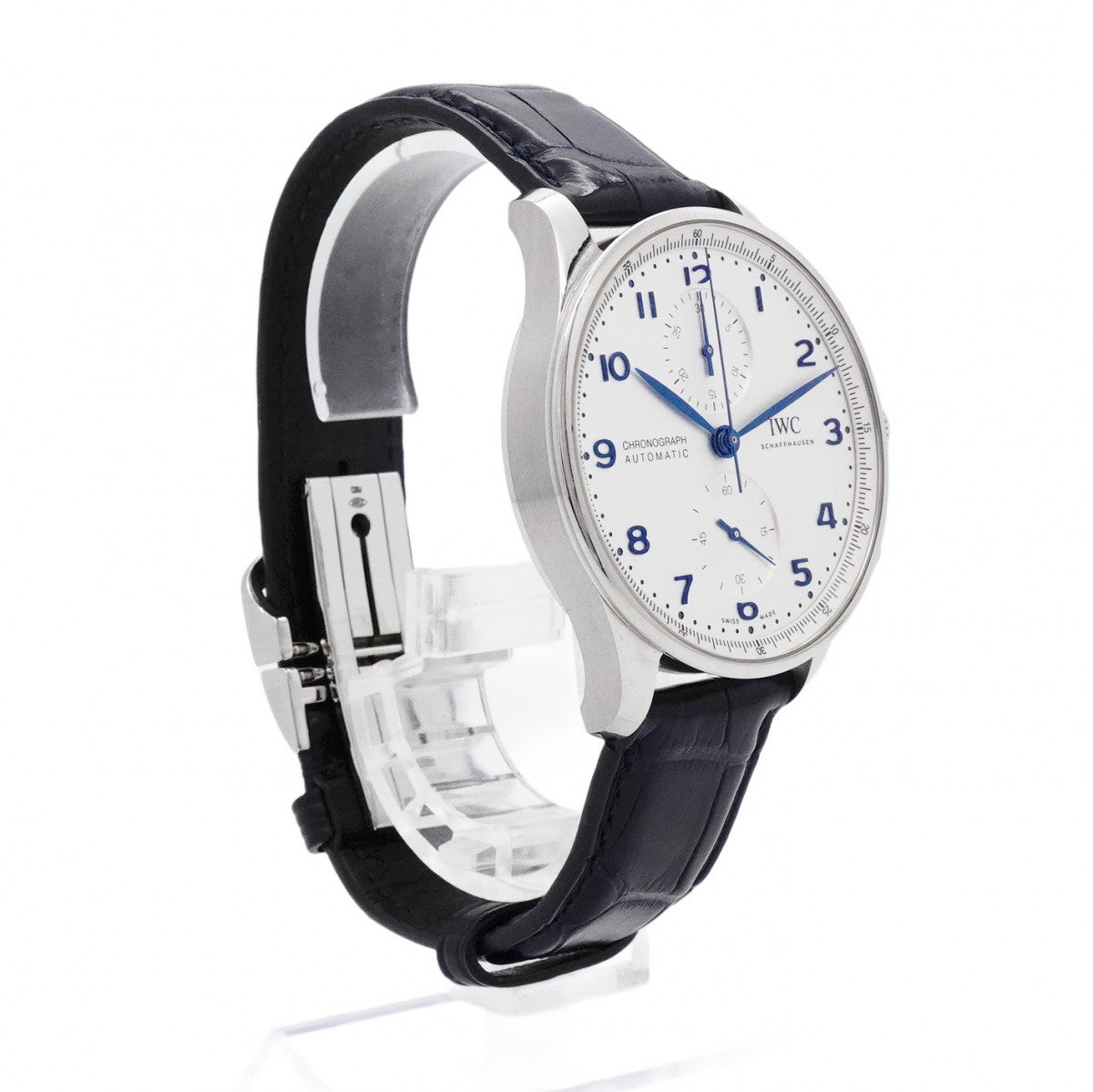 ★SALE【5wwh0360】IWC アイダブリューシー シャフハウゼン ポルトキーゼ IW371605 シルバー文字盤【中古】腕時計 メンズ