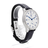 ★SALE【5wwh0360】IWC アイダブリューシー シャフハウゼン ポルトキーゼ IW371605 シルバー文字盤【中古】腕時計 メンズ