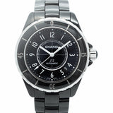 【5wwh0414】シャネル J12 H0685 黒文字盤【中古】腕時計 メンズ