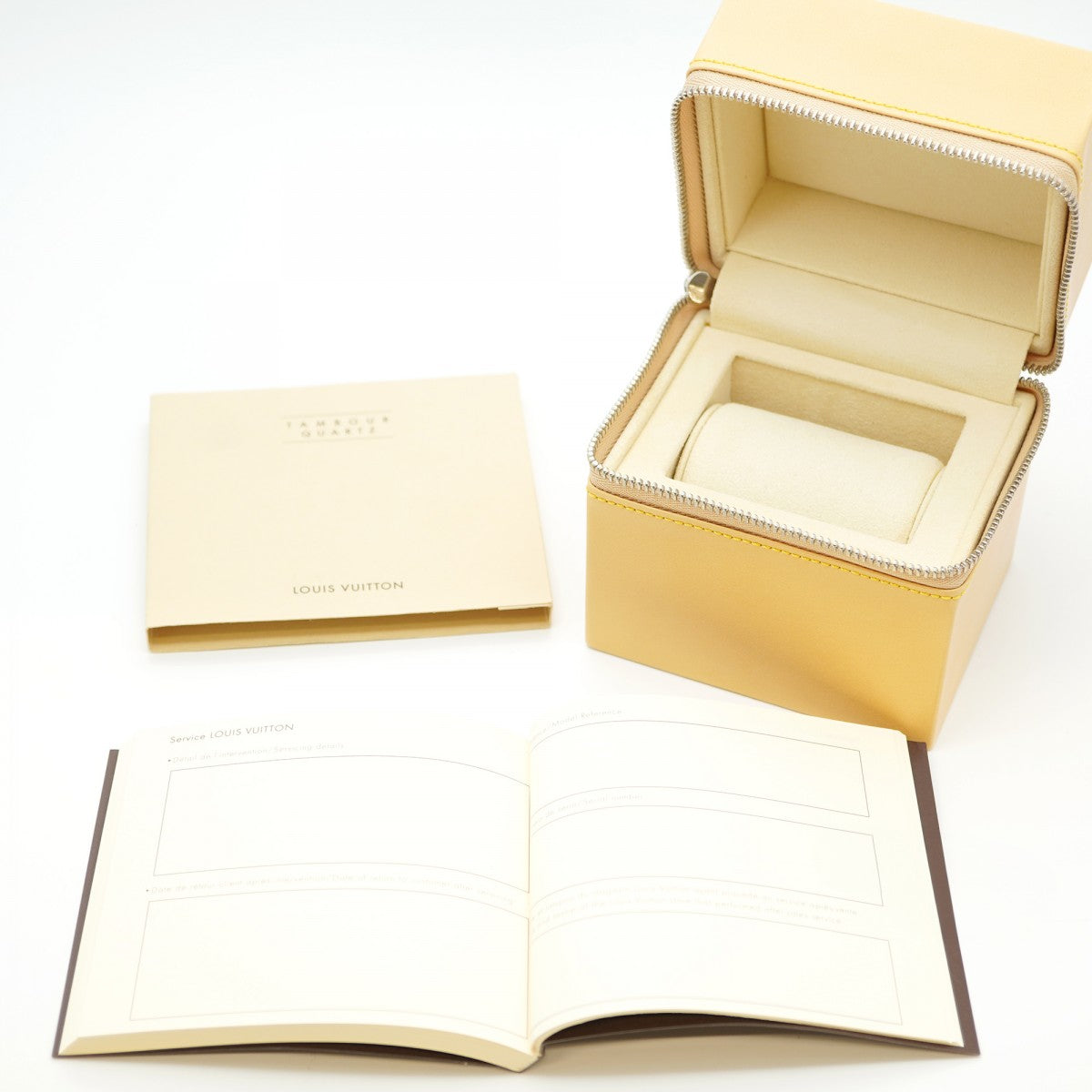 【5wwi0022】ルイヴィトン タンブール Q1111 ブラウン文字盤【中古】腕時計 メンズ