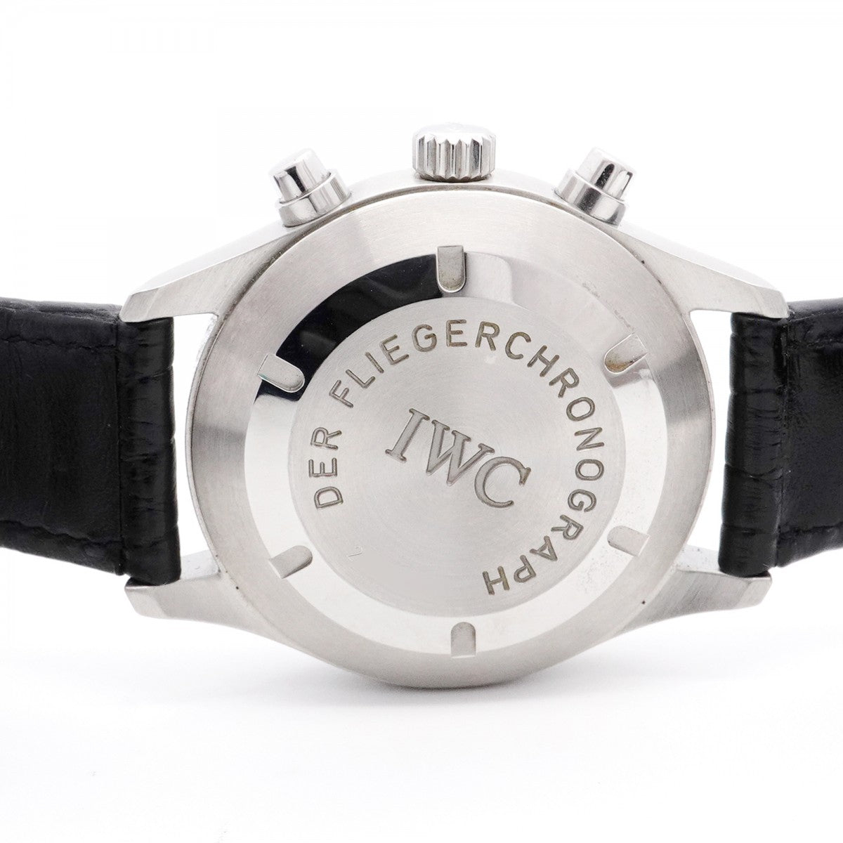 【5wwi0052】IWC アイダブリューシー シャフハウゼン メカニカルフリーガー 3706-03 黒文字盤【中古】腕時計 メンズ