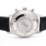 【5wwi0052】IWC アイダブリューシー シャフハウゼン メカニカルフリーガー 3706-03 黒文字盤【中古】腕時計 メンズ