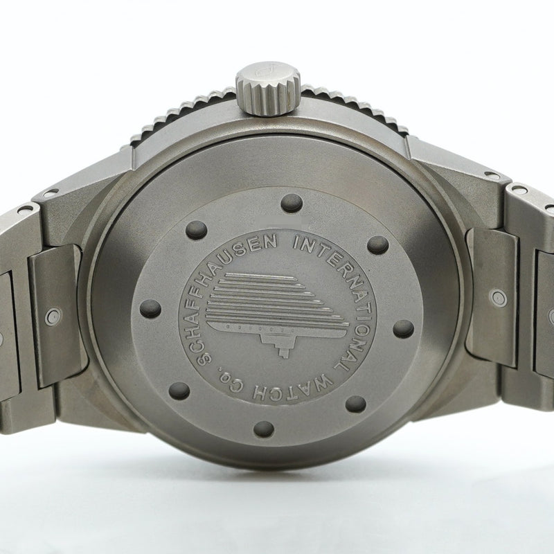 【5wwi0056】IWC アイダブリューシー シャフハウゼン アクアタイマー IW353601 黒文字盤【中古】腕時計 メンズ