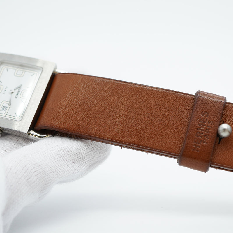 ★SALE【5wwi0188】エルメス バレニア BA1.510 白文字盤【中古】腕時計 メンズ