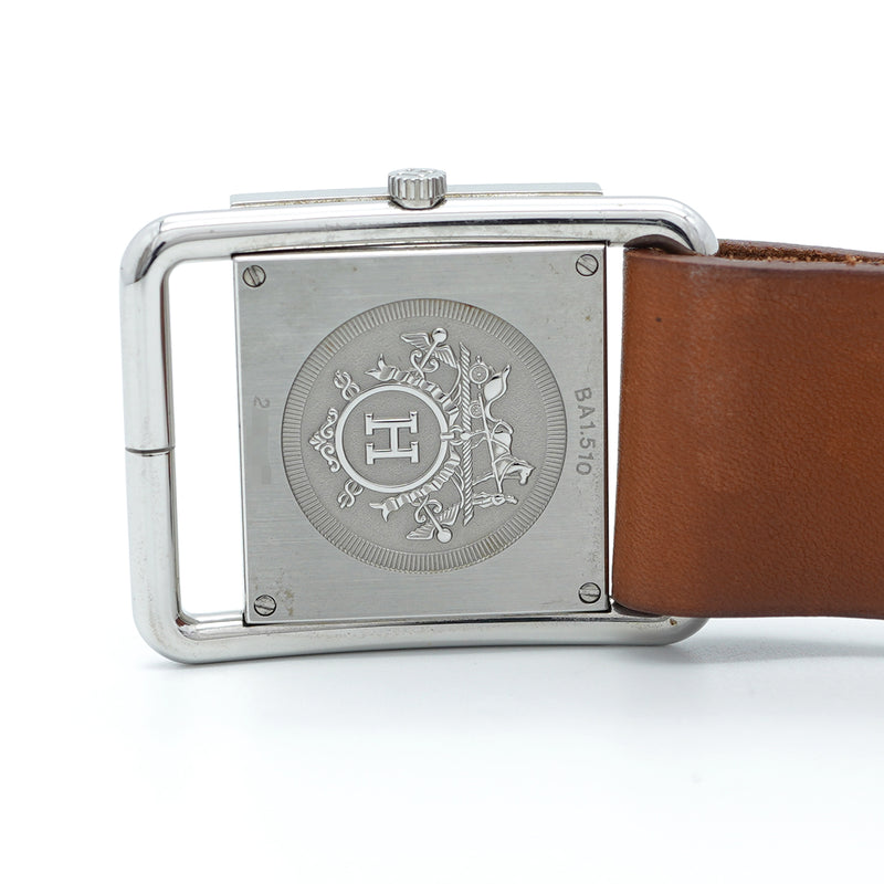 ★SALE【5wwi0188】エルメス バレニア BA1.510 白文字盤【中古】腕時計 メンズ