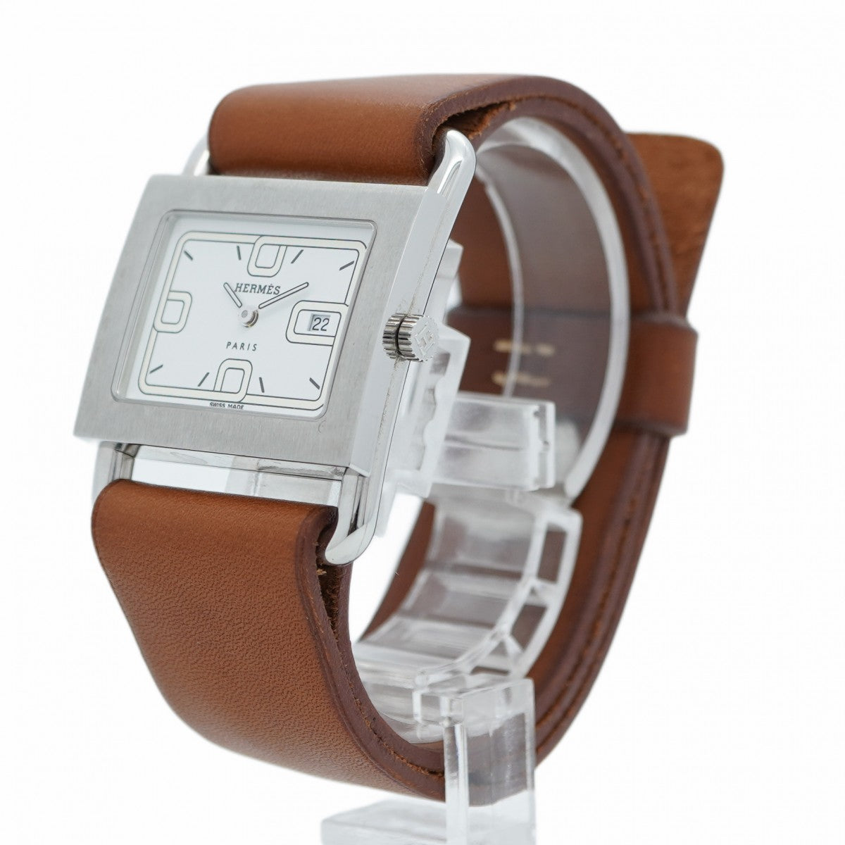 ★SALE【5wwi0188】エルメス バレニア BA1.510 白文字盤【中古】腕時計 メンズ